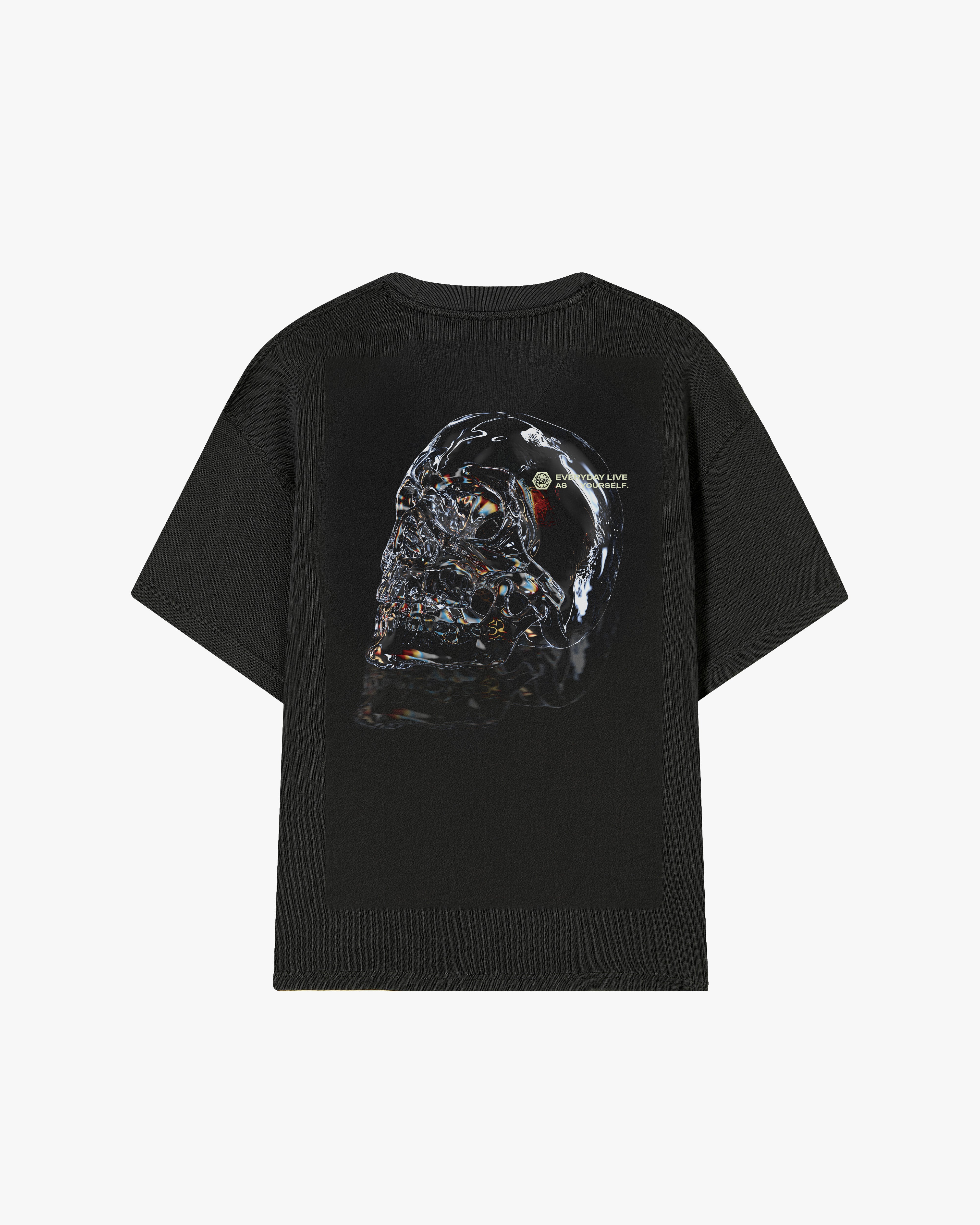 GLASS X BONES WASH TEE