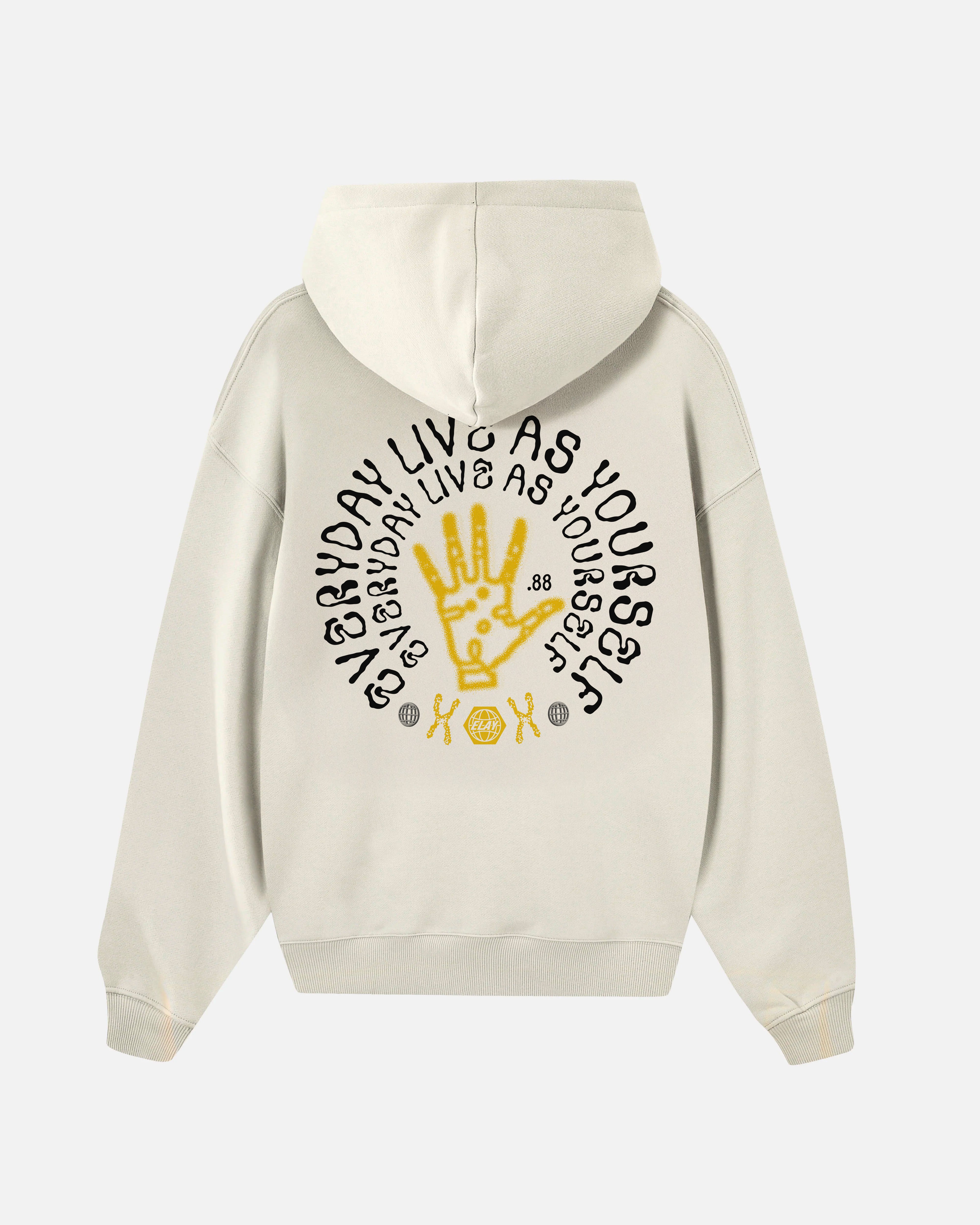 IPLEDGE HOODIE BONE