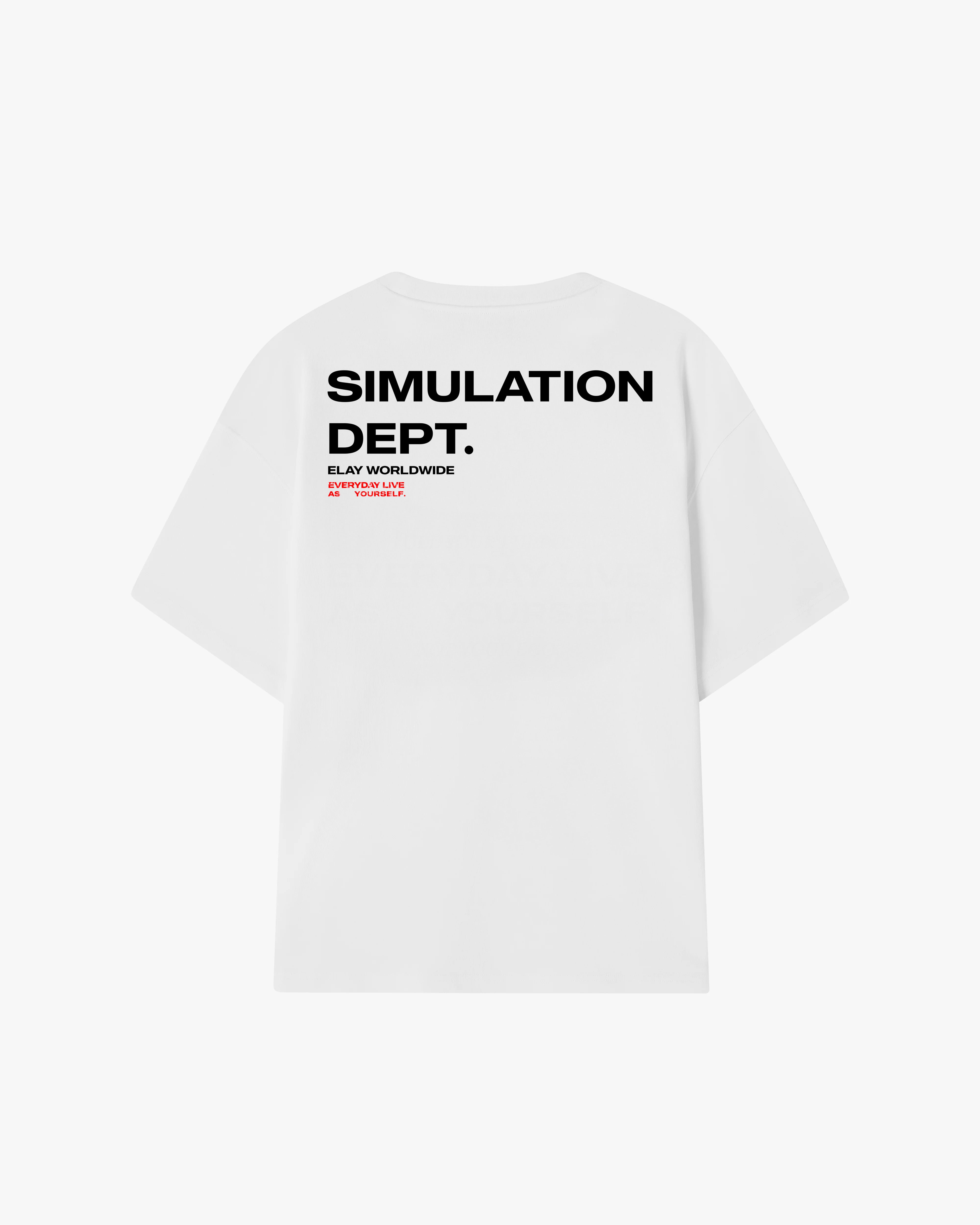 SIMULATION DEPT TEE WHITE